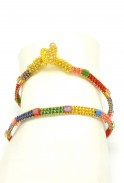 Metallic Rainbow Bracelet